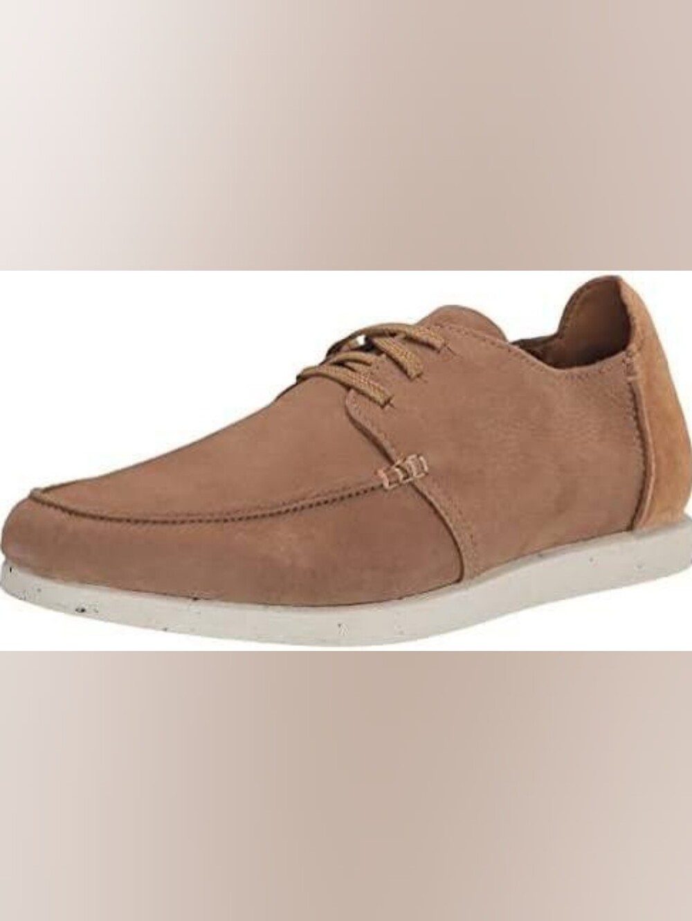 Clarks Collection ShacreLite Low Dark Sand Nubuck Oxfords Men's 8.5